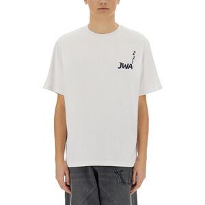 JW ANDERSON Logo Graphic T-Shirt Men WHITE T-Shirts